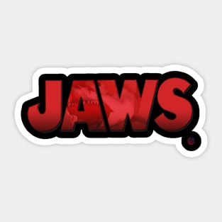 Jaws Logo Tee Sticker